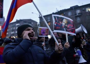 التظاهرات في ارمينيا