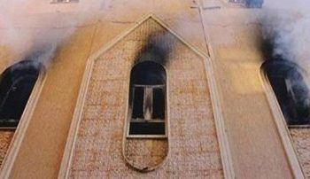 المشدد 15 عاما لـ 10متهمين في أحداث حرق كنيسة بكفر حكيم بكرداسة 1