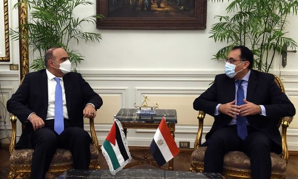 جلسة مباحثات مصرية - أردنية مشتركة برئاسة رئيسى وزراء البلدين 1