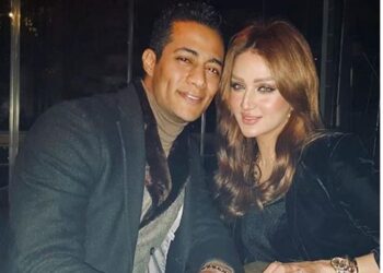 محمد رمضان وزوجته نسرين أبو النجا