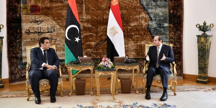 السيسي يستقبل رئيس المجلس الرئاسي الليبي