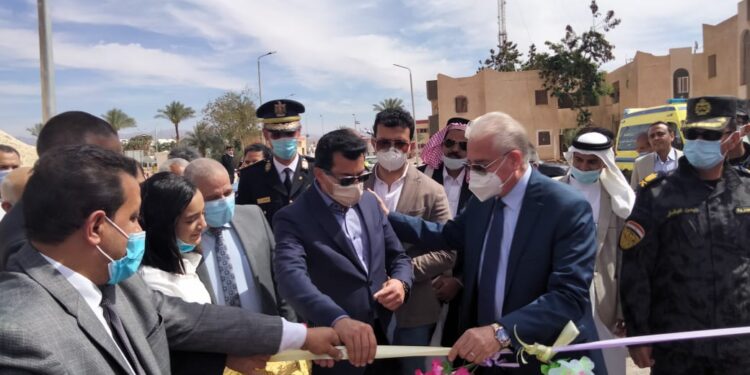 وزير الشباب يشارك فى افتتاح عدد من المشروعات التنموية بمدينة طابا برفقة محافظ جنوب سيناء(صور) 1