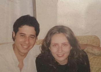 أحمد السعدني و زوجته