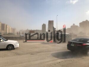 اعادة فتح الطريق الدائري امام السيارات عقب تفجير برج فيصل المحترق 2