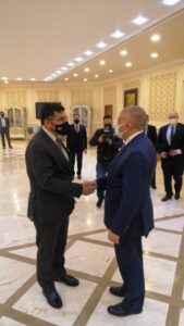 وزير الري يزور العراق للمشاركه في مؤتمر بغداد الدولي للمياه 2