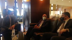 وزير الري يزور العراق للمشاركه في مؤتمر بغداد الدولي للمياه 1