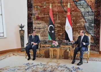 الرئيس السيسي يستقبل رئيس المجلس الرئاسي الليبي