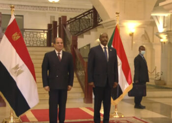 الرئيس السيسي ورئيس مجلس السيادة السوداني