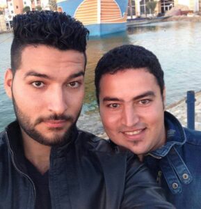الشهيد أحمد الشاذلي مع شقيقه
