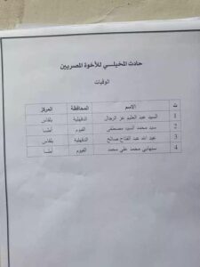ننشر أسماء مصابي ووفيات المصريين في حادث المخيلي بـ ليبيا 2