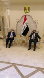 وزير الري يزور العراق للمشاركه في مؤتمر بغداد الدولي للمياه 3
