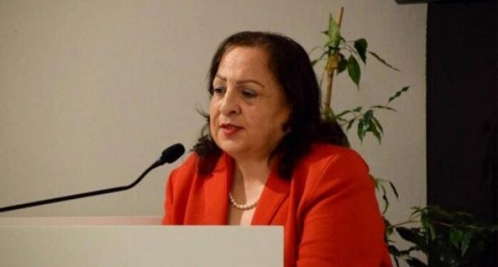 وزيرة الصحة الفلسطينية