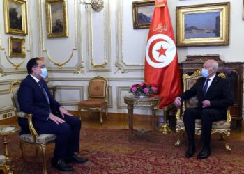 الرئيس التونسي يستقبل مدبولي