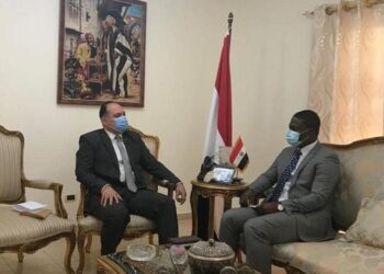 السفير المصري في كوناكري يلتقي مع مدير عام وكالة تنمية الاستثمار في غينيا