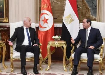 الرئيس السيسي يودع ضيفه الرئيس التونسي قيس سعيد بمطار القاهرة