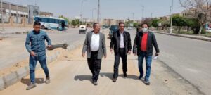 مسئولو جهاز "بدر" يتفقدون المرحلة الثانية من مشروعات تطوير الطرق بالمدينة 2