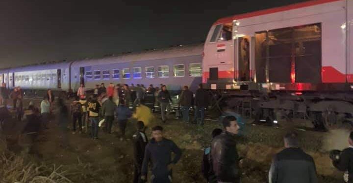 السكك الحديدية تعلن تفاصيل حادث قطار منيا القمح 1