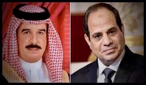 ملك البحرين يعزي السيسي في وفاة المشير طنطاوي 1