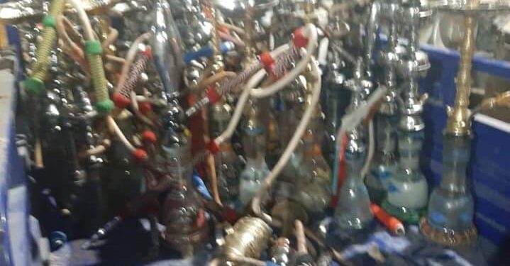 غلق مقاهي ومصادرة شيش في حملة مكبرة بحي شرق سوهاج 1