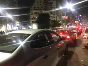 صور.. شلل مروري تام في ميدان الجيزة لأكثر من ساعة