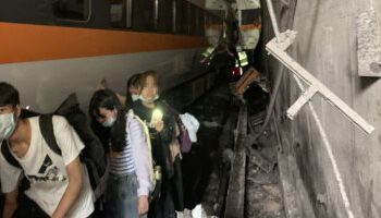 ضحايا قطار تايوان