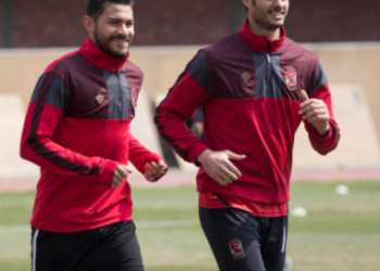 محمد الشناوي وياسر إبراهيم - لاعبي الأهلي