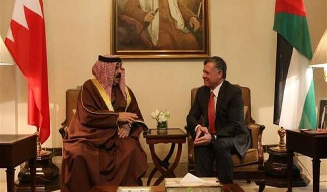 ملك البحرين و ملك الاردن