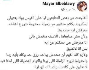 من تحت لتحت.. خناقة إلكترونية بين نشوى مصطفى و ميار الببلاوي (تفاصيل) 2