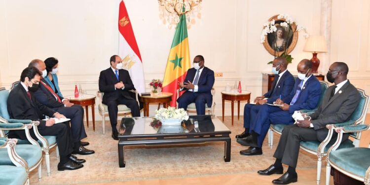 الرئيس السيسي يناقش تطورات أزمة سد النهضة مع نظيره السنغالي 1