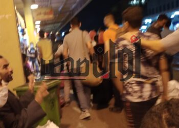 كورونا في محطة مصر.. تكدس المواطنين على السكة الحديد بدون إجراءات احترازية 4