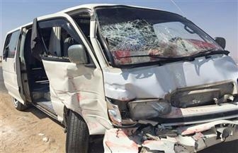 إصابة 11 شخصا في حادث انقلاب سيارة بطريق الفيوم الصحراوي 3