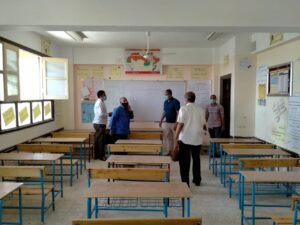 رئيس مدينة الطود بالأقصر يتفقد المدارس لاستقبال امتحانات الشهادة الإعدادية 6