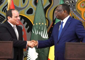 السيسي والرئيس السنغالي - أرشيفية