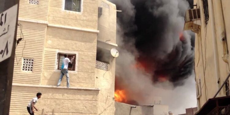 السعودية.. وفاة 8 فلسطينيين بحريق في جدّة 1
