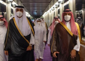 أول صور من استقبال محمد بن سلمان أمير قطر في جدة 1