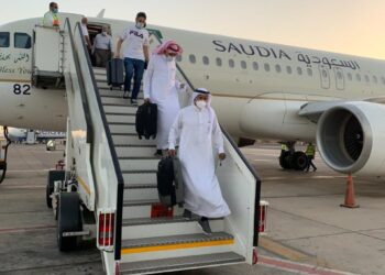 مطار شرم الشيخ الدولى يستقبل أولي الرحلات السياحية من جدة والرياض 4