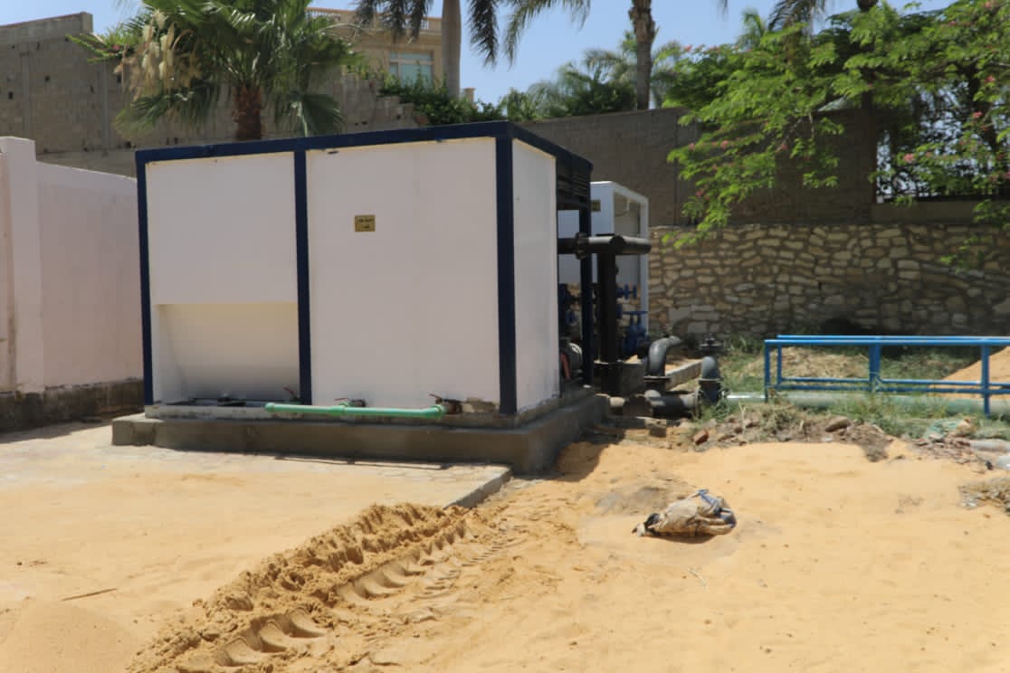 محافظ الجيزة يفتتح مشروع تأهيل محطة مياه منيل شيحة بـ مدينة أبو النمرس 9