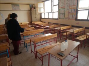 رئيس مدينة الطود بالأقصر يتفقد المدارس لاستقبال امتحانات الشهادة الإعدادية 10
