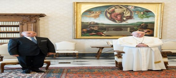 وزير خارجية العراق وبابا الفاتيكان يبحثان القضايا ذات الصلة بالوضع العراقي والمنطقة 1