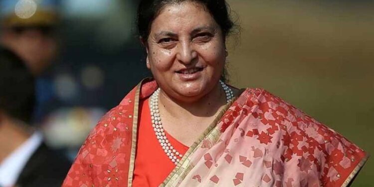 بيديا ديفي بنداري، رئيسة النيبال