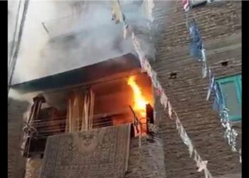 إصابة 6 أشخاص داخل حريق بوحدة سكنية في قنا 1