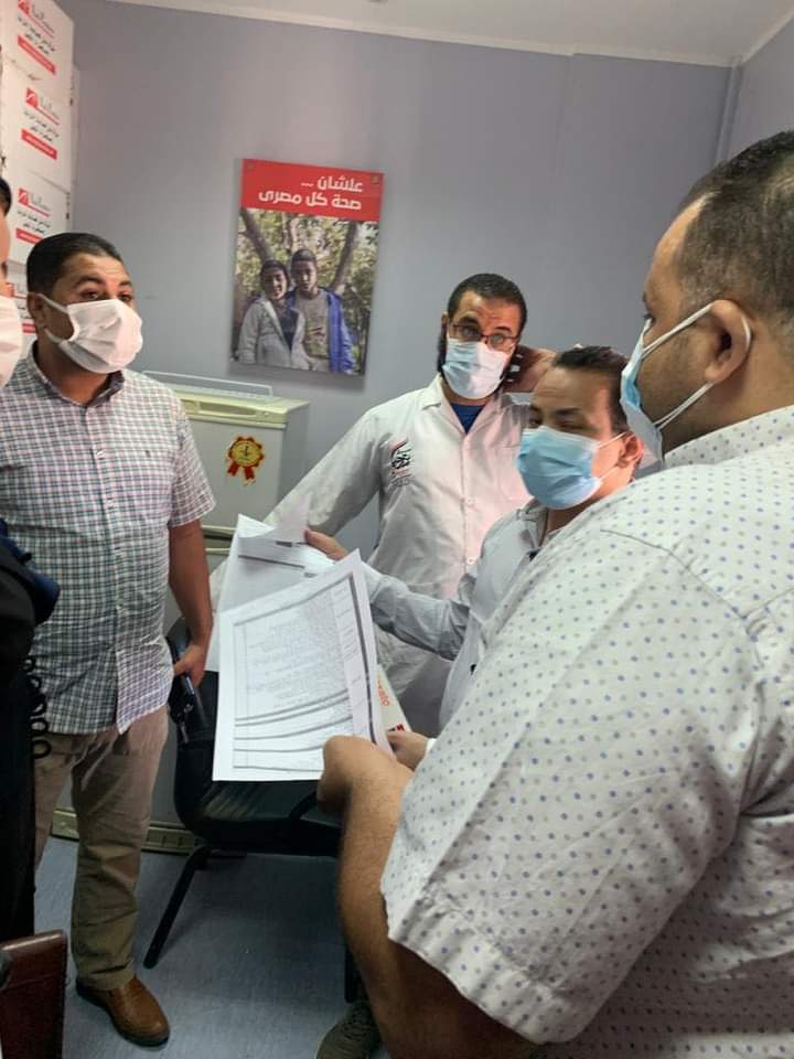وزارة الصحة تتابع إجراءات العزل بمستشفى حميات الأقصر 3