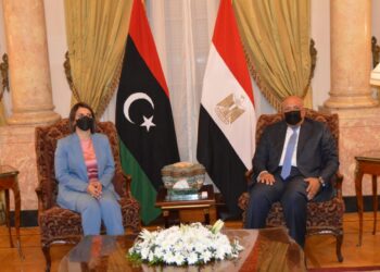 وزيرا الخارجية المصري والليبي