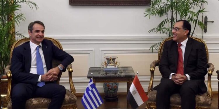 رئيسا وزراء مصر واليونان