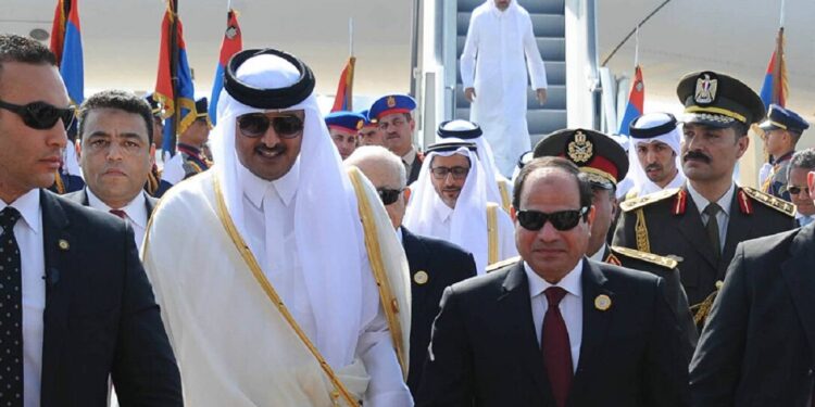 زيارة أمير قطر