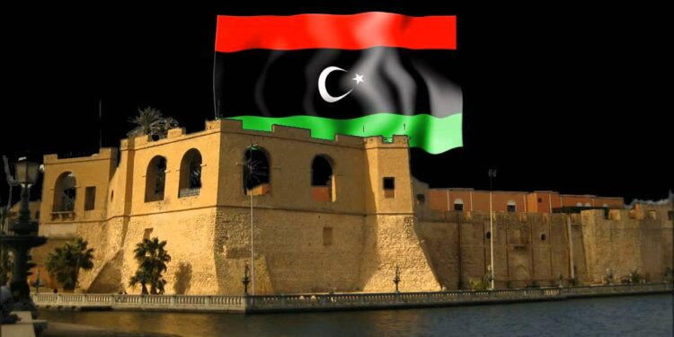 علم ليبيا - ارشيفية