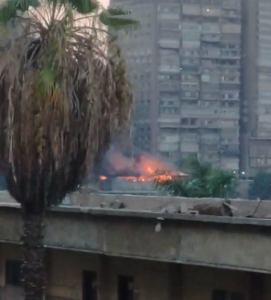 حريق هائل فى أحد المطاعم العائمة على النيل بالجيزة "صور" 4