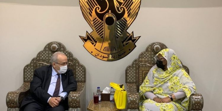 وزيرا خارجية السودان والجزائر يبحثان ملف سد النهضة