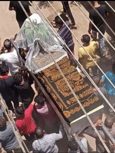 بالصور.. تشيع جنازة فتاة توفيت يوم زفافها بههيا في الشرقية 2