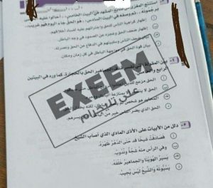 ثانوية عامة 2021.. اول صور من تسريب امتحان اللغة العربية للشعبة الأدبية  4